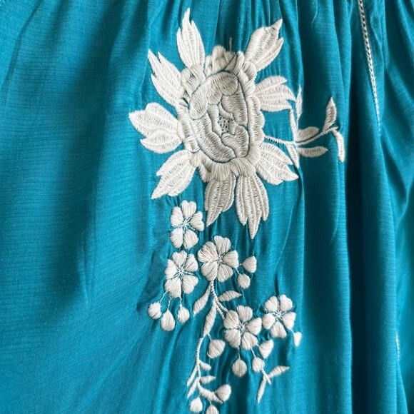 Sundance Naomi Isles Embroidered Boho Blouse Top XXL - Picture 10 of 12